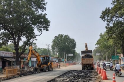 ರಸ್ತೆ ಕಾಂಕ್ರೀಟಿಕರಣ ಕಾಮಗಾರಿಗೆ ಕೊನೆಗೂ ಚಾಲನೆ