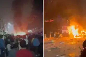 ಕೆಂಪು ಕೋಟೆ ಬಳಿ ಪ್ರಬಲ ಸ್ಫೋಟ : 9 ಸಾವು, 24 ಮಂದಿಗೆ ಗಾಯ