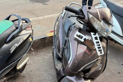 ಮದ್ಯ ಸೇವಿಸಿ ಕಾರ್ ಚಾಲನೆ, 13 ದ್ವಿಚಕ್ರ ವಾಹನಗಳಿಗೆ ಹಾನಿ