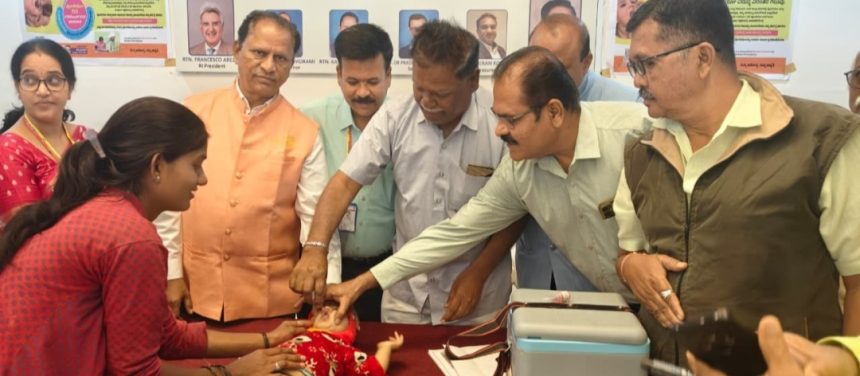 ರಾಷ್ಟ್ರೀಯ ಪಲ್ಸ್ ಪೋಲಿಯೋ ಕಾರ್ಯಕ್ರಮಕ್ಕೆ ಚಾಲನೆ