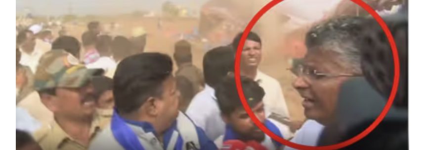 ಹಾವೇರಿ ಜಿಲ್ಲೆಯ ರಾಣೆಬೆನ್ನೂರಿನಲ್ಲಿ ಅಂಬೇಡ್ಕರ್ ಪ್ರತಿಮೆ ಉದ್ಗಾಟನೆ ವೇಳೆ ಬಂದ ಏಕಾಏಕಿ ಬಂದ ಸುಂಟರಗಾಳಿ; ಕೂದಲೆಳೆಯಲ್ಲಿ ಬದುಕುಳಿದ ಸತೀಶ್ ಜಾರಕಿಹೊಳಿ……! ಹಾವೇರಿ ಜಿಲ್ಲೆಯ ರಾಣೆಬೆನ್ನೂರಿನಲ್ಲಿ ಅಂಬೇಡ್ಕರ್ ಪ್ರತಿಮೆ ಉದ್ಗಾಟನೆ ವೇಳೆ ಬಂದ ಏಕಾಏಕಿ ಬಂದ ಸುಂಟರಗಾಳಿ; ಕೂದಲೆಳೆಯಲ್ಲಿ ಬದುಕುಳಿದ ಸತೀಶ್ ಜಾರಕಿಹೊಳಿ……!